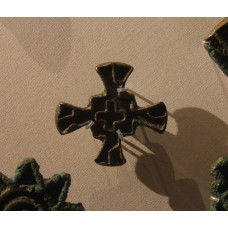 Copper compartmented seals, cross inside another cross 